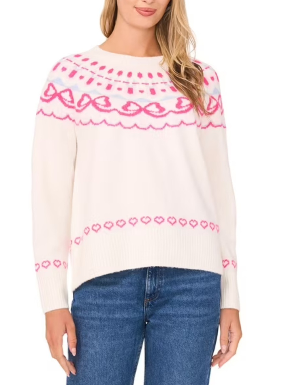 Vince Camuto Women's HEART Sweater NWT SIZE XL
